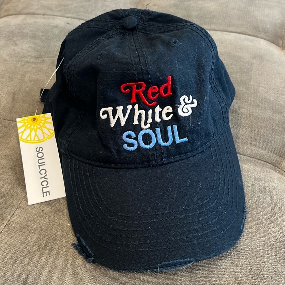 SoulCycle Classic “Red, White and Soul” baseball hat